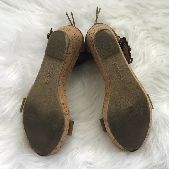 MINNETONKA Nicki 71305 Wo's 9 Brown Fringe Suede - Picture 4 of 8